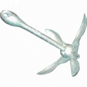 0.7kgs Hot Dip Galvanised Folding Grapnel Anchor