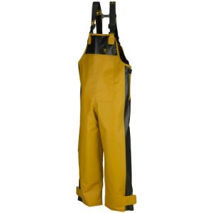 GUY COTTEN XTRAPPER BLACK / YELLOW BIB AND BRACE PANTS