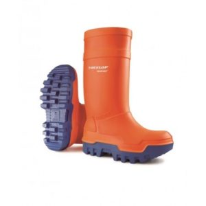 Dunlop Purofort Thermo+ Orange Safety Wellington Boots
