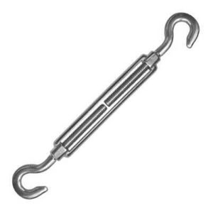 12mm Hook and Hook Stainless Steel Turnbuckle Straining Screw Grade 316