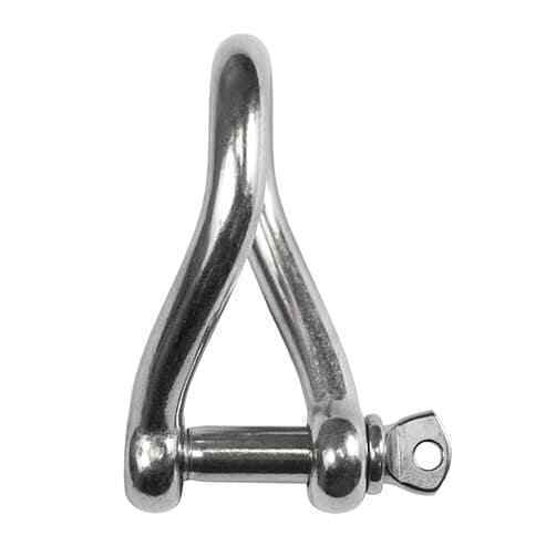 Twisted Dee Shackle 2 x 4mm Stainless Steel Marine Grade 316 - Image 8