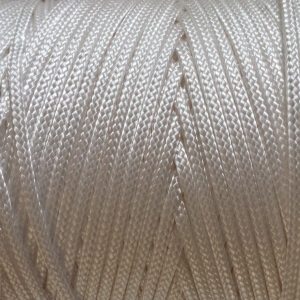 White Nylon Braided Cord Thread Twine (1.3mm 2mm 3mm 4mm and 6mm) x 20 Metres