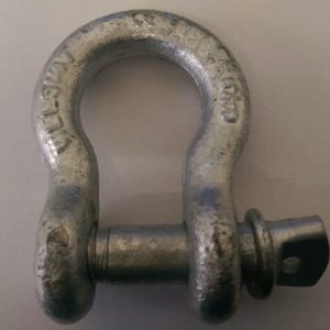 3.25  tons 5/8" x 3/4" Galvanised Tested Bow Shackle X 1 recovery FREE DELIVERY