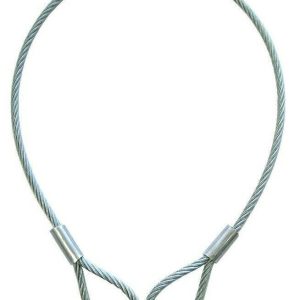 Galvanised Steel Wire Strop / Sling Loop Each End Choose Size & Length