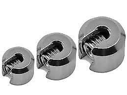 Stainless Steel Marine Grade 316 3mm Wire Rope Cable End Stoppers 2mm - 6mm