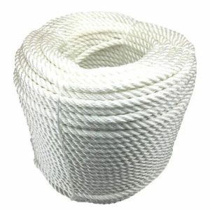 18mm 3 Strand White Nylon Rope, Anchor, Boat, Mooring  - Select Length