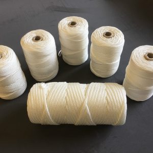 White Nylon Braided Twine 1kg SPOOLS 1.3mm 2mm 3mm 4mm and 6mm
