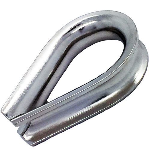 12mm Stainless Steel AISI 316 Marine Grade wire rope Thimbles X 2 - Image 4