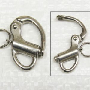 Fixed Snap Shackle Stainless Steel Marine Grade AISI 316 - 52mm or 66mm
