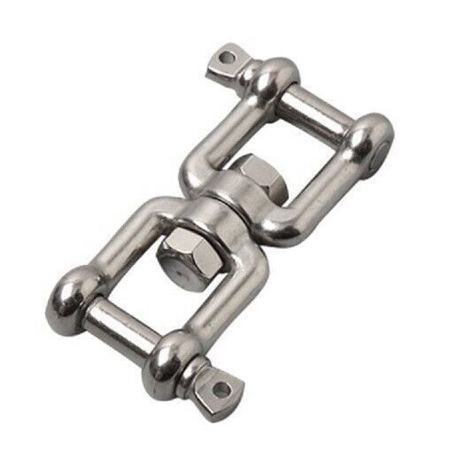 Stainless Steel Boat Anchor Swivel AISI 316 Marine Grade Jaw / Jaw - 6mm - 16mm