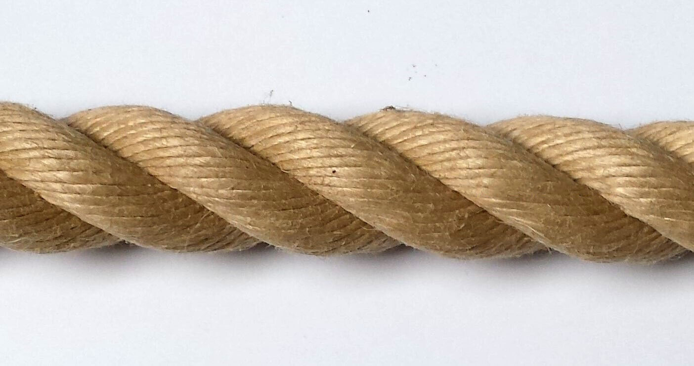 2 X 8 METRES OF 16MM SYNTHETIC HEMP TRADITIONAL MOORING ROPES - Image 3