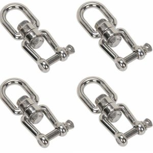 4 x 14mm Anchor Chain Swivel Stainless Steel 316 Marine Grade EYE and JAW, Boat