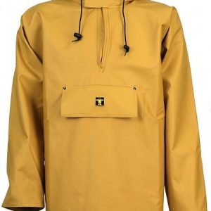 GUY COTTEN YELLOW DRENEC SMOCK NYLPECHE FABRIC WATERPROOF FISHING