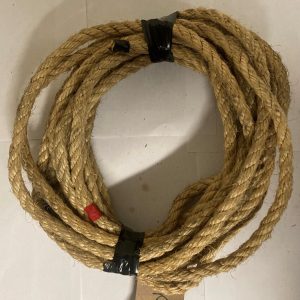 10 Metres x 14mm Natural Fibre Sisal Rope Cat Scratching, Decking, Boat