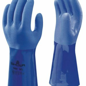PACK OF 10 PAIRS Showa 660 PVC Oil and Chemical Resistant Gloves size 9 large