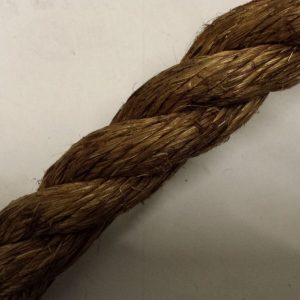Natural 3 Strand  MANILLA ROPE 20MM BY THE METRE decking garden boating