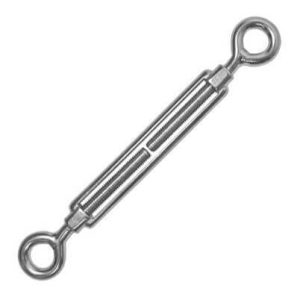 12mm Eye and Eye Stainless Steel Turnbuckle Straining Screw Marine Grade 316