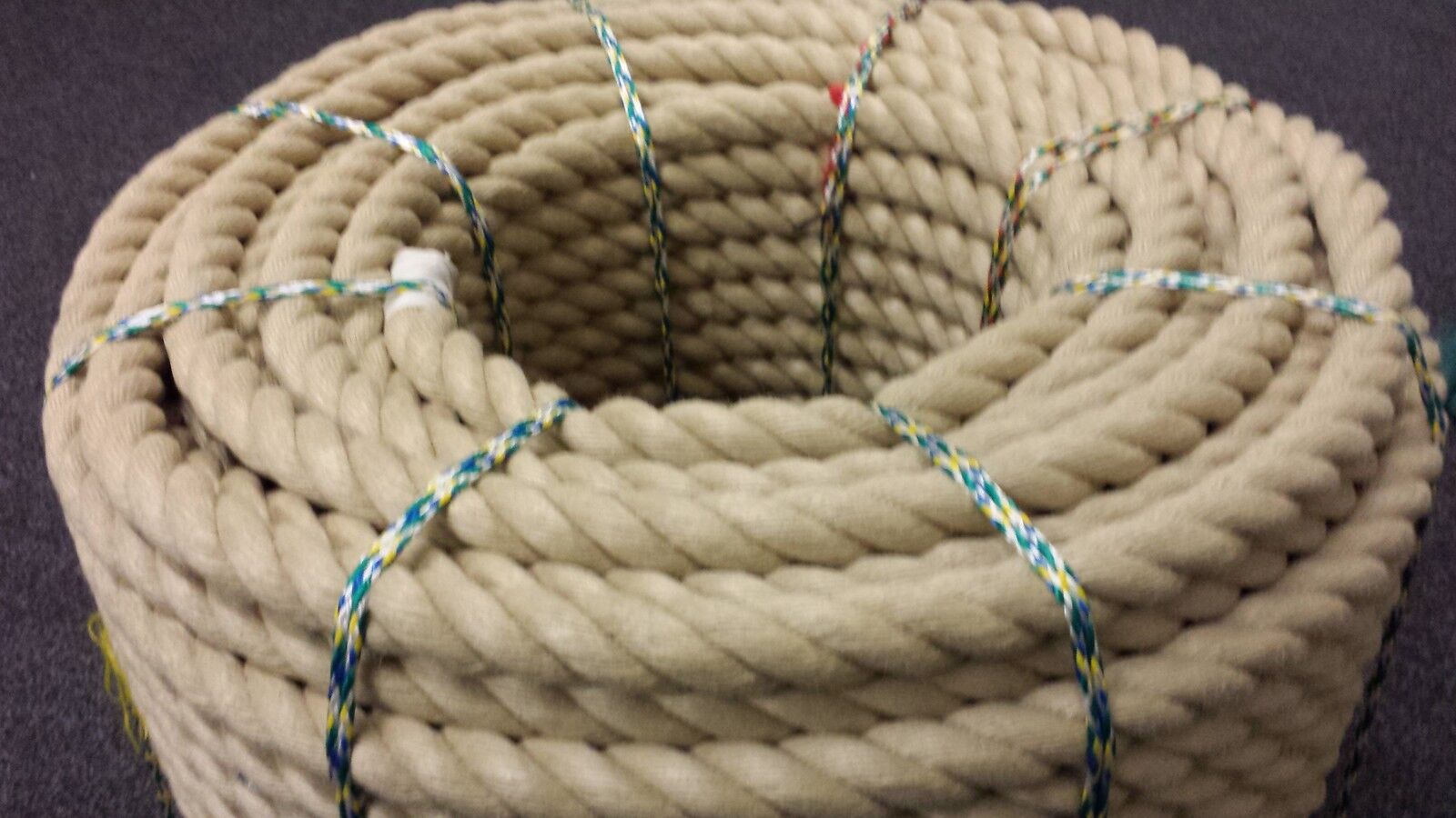 24mm Synthetic Hemp Rope Climbing Fitness Decking Garden Rope