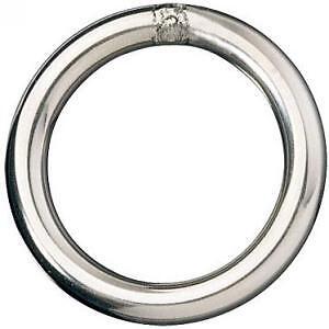 6mm x 25mm Mooring Round Rings Stainless Steel Marine Grade 316 FREE DELIVERY