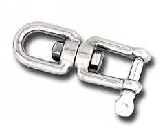 16mm Anchor Chain Swivel Stainless Steel AISI 316 Grade EYE and JAW Gym Marine