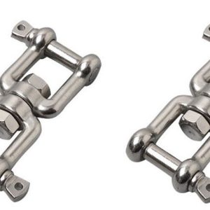 2 X 16mm Boat Anchor Chain Swivel Stainless Steel 316 JAW and JAW Gym Marine
