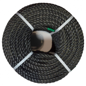 Black Polypropylene, 3 Strand Rope