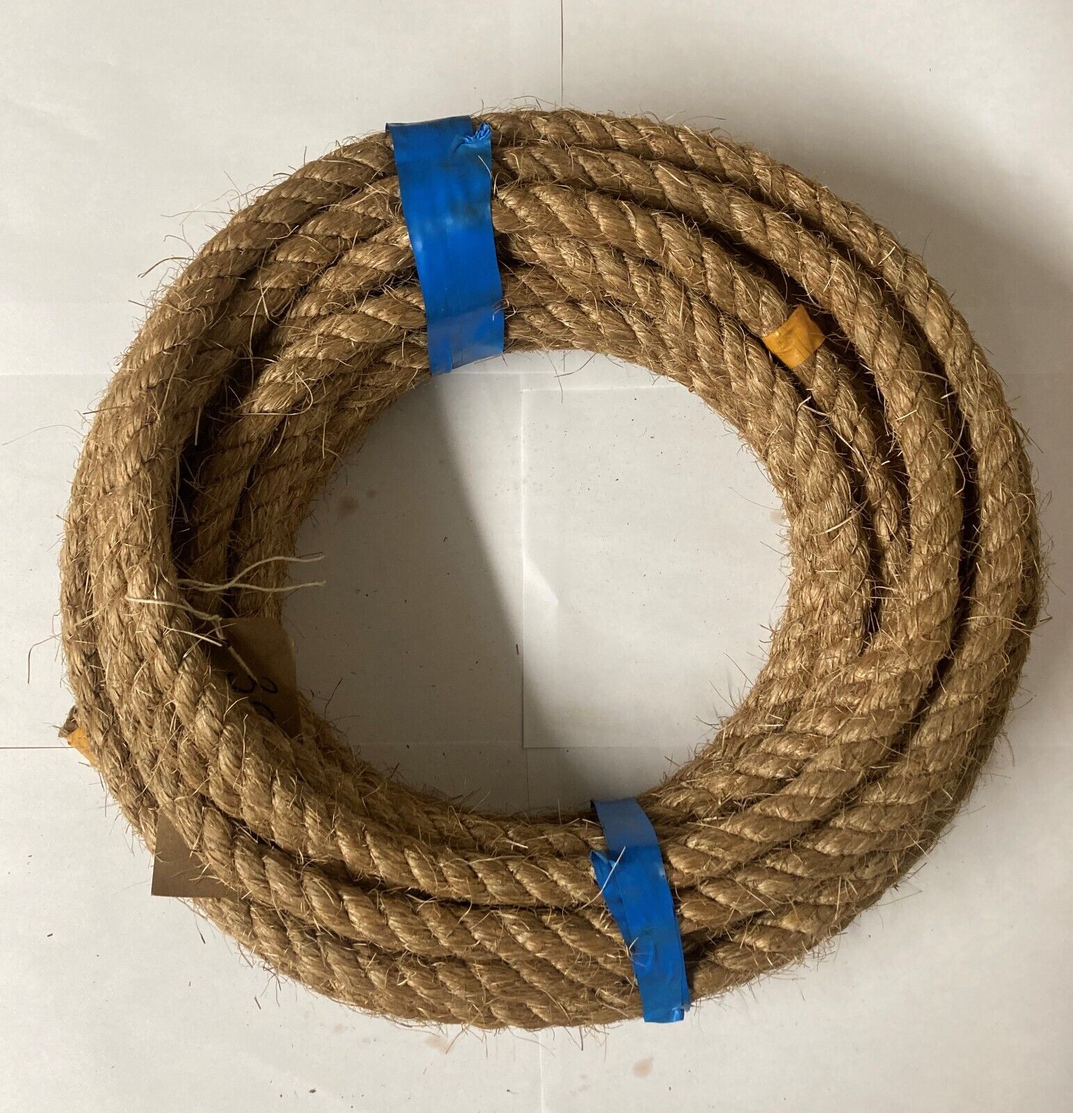 16 Metres x 18mm Manila Natural Fibre Rope For Boats, Decking, Garden, Patio
