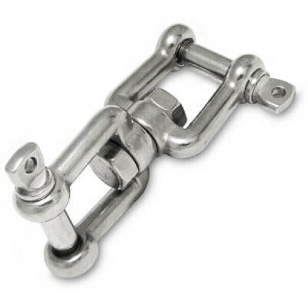 8mm Stainless Steel Boat Anchor Swivel Jaw / Jaw Marine Grade AISI 316 - Image 3