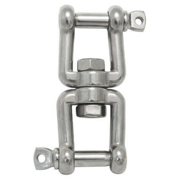 8mm Stainless Steel Boat Anchor Swivel Jaw / Jaw Marine Grade AISI 316 - Image 4