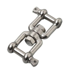 8mm Stainless Steel Boat Anchor Swivel Jaw / Jaw Marine Grade AISI 316