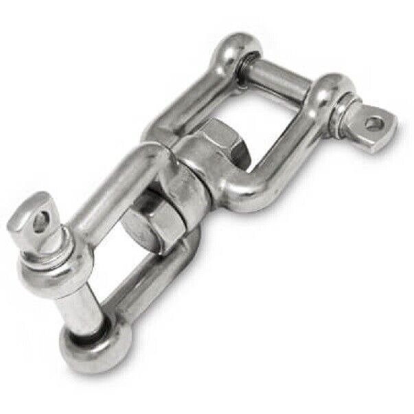 8mm Stainless Steel Boat Anchor Swivel Jaw / Jaw Marine Grade AISI 316 - Image 7